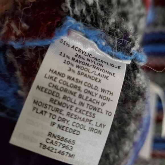 NEW Treasure & Bond Fair Isle Funnel Neck Sweater - Picture 8 of 8